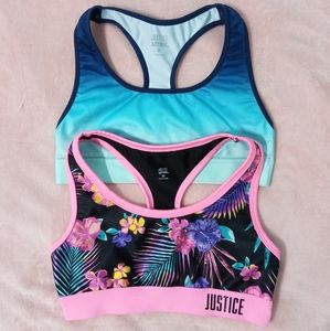 Girl's Justice sports bras